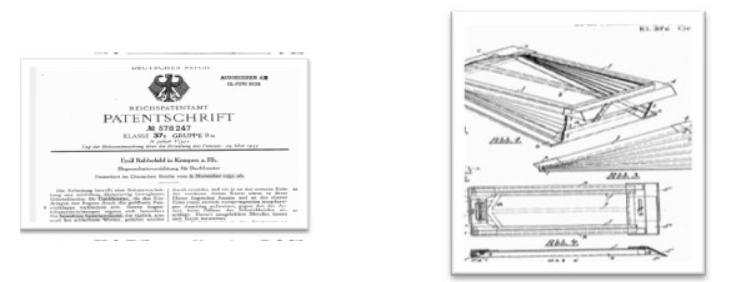 patent krovni prozori 1931